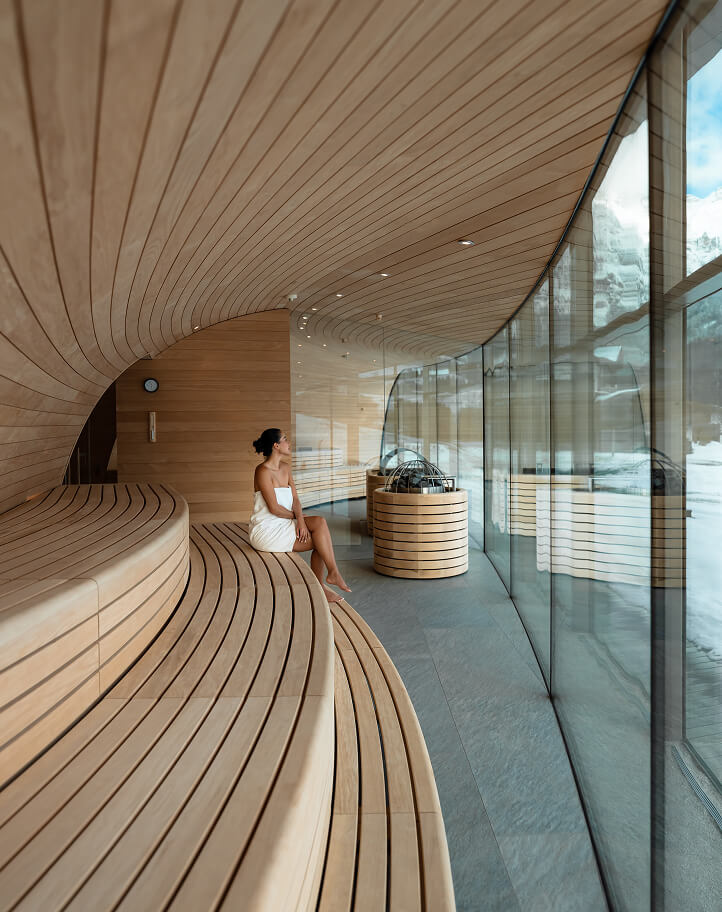 Entspannen im Spa-Bereich im Hotel Krallerhof