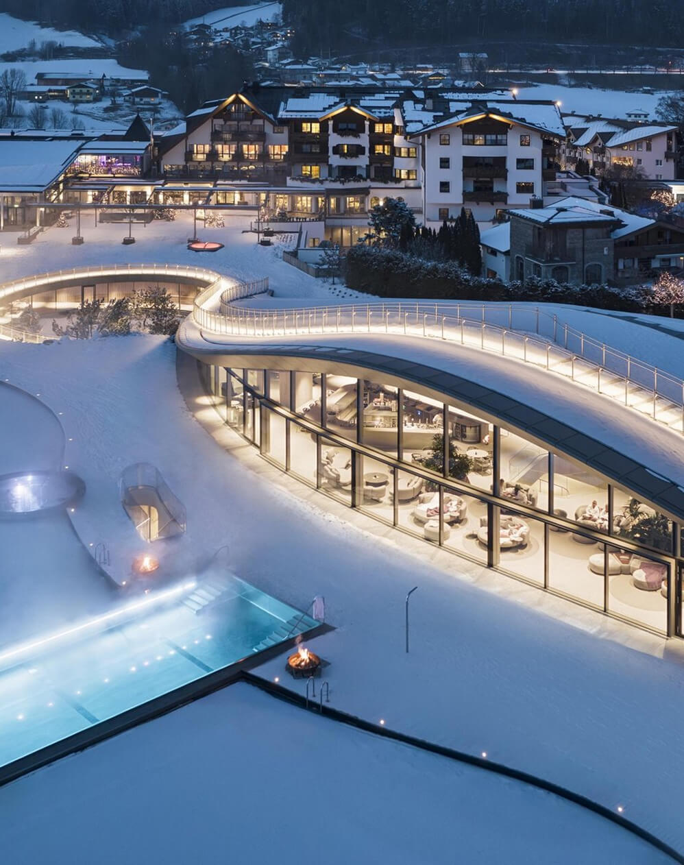 5 Sterne Retreat-Hotel Krallerhof in Leogang im Winter